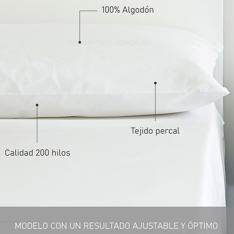 Funda Almohada 100% Algodón 200 Hilos
